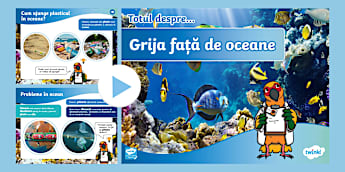 Totul despre grija față de oceane – Prezentare PowerPoint