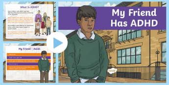 My Friend Has ADHD Information PowerPoint