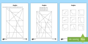 Right Angle Checker Worksheet - Primary Resources - Twinkl