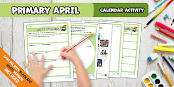 * NEW * Primary April Calendar Activity