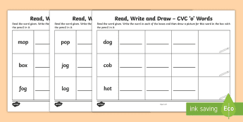 Cvc Words Phonics • Twinkl.ca