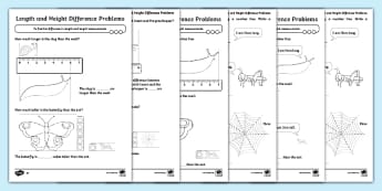 Tallest Object - Activity on Tall and Short for Preschoolers