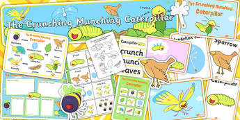 The Crunching Munching Caterpillar, Read a loud stories, Children's  stories