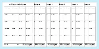 Arithmetic Worksheets | twinkl.com.au