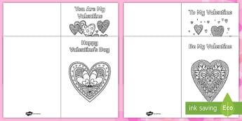 Mindfulness Valentine's Cards