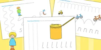 Early Education Pencil Control Sheets • Twinkl.com.au