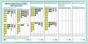 Addition Worksheets Without Carrying | Twinkl