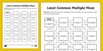 Math Maze Activities | twinkl.com
