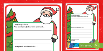 Scrisoare pentru Moș Crăciun | Resurse Twinkl România