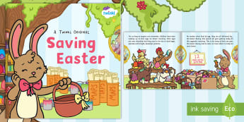 Saving Easter eBook - Children's Books, Easter, chickens, eggs, rescue