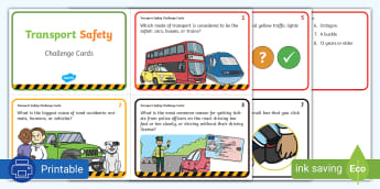 Transport & Road Safety - Grade 2 South Africa - Twinkl