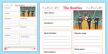 The Beatles Resources | twinkl.co.uk