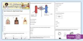 Year 6 Science GL Style Practice Paper