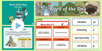 Word of the Day - Year 5 - KS2 Higher Level Vocabulary