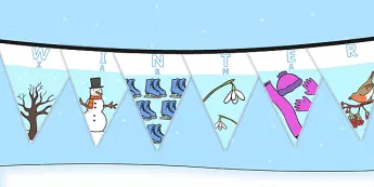 Instant Display Lettering Winter Winter Display Letterings | twinkl.com.au