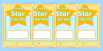 Star of the Week Displays | twinkl.ca