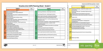 Grade 2 Art Worksheets - Creative Arts - Twinkl South Africa