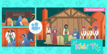 The Nativity Story! | Instrumental Video for Kids