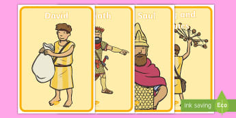 KS2 Christianity David and Goliath Primary Resources, Christianity