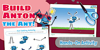 Anton Digs Deep - Ant Cutting Activity