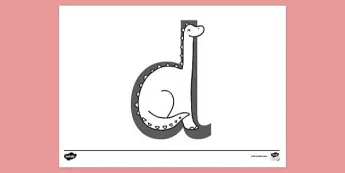 Letter D Simple Letter D Artworks | twinkl.co.uk