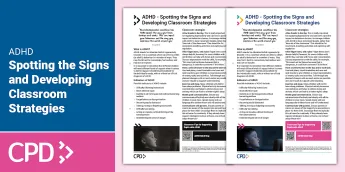 Cpd Sign Adhd Special Education • Twinkl.co.uk