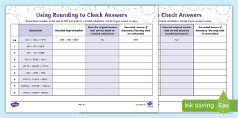 Rounding Mathematics • Twinkl.ca