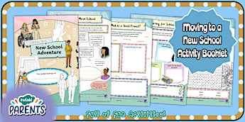 Moving to a New School Activity Booklet (Ages 7 - 11)