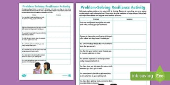 Problem-Solving Resilience Activity