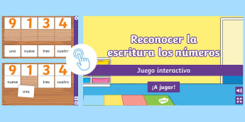 Juego: Escritura de los números | Recursos interactivos