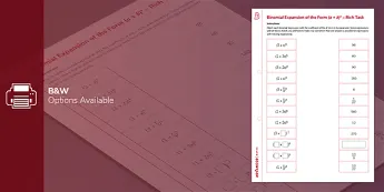 Binomial Expansions | twinkl.com.au