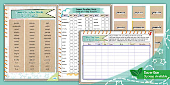 Common Exception Words Pack Years 3 and 4