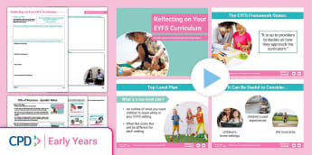 The Curriculum | EYFS CPD Hub | Twinkl - Twinkl