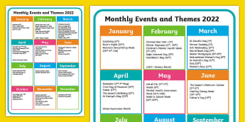 2023 Calendar Of Events 510 Top Festivals And Celebrations Calendar 2022 2023 Teaching Resources