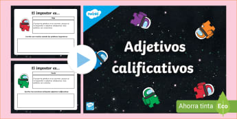 PowerPoint Adjetivos calificativos con el juego del impostor