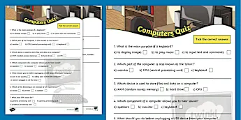 Privzte Using Computer Computer Homework | Twinkl
