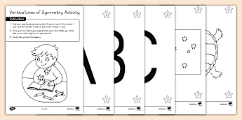 Activity Pags For Grade R Symmetry Activities | twinkl.co.uk