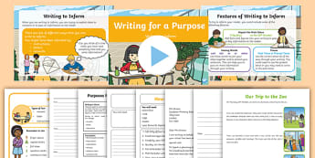 Purposes for Writing - KS1 EnglishPrimary Resources - Twinkl