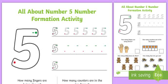 All About Number 2 Formation Worksheet