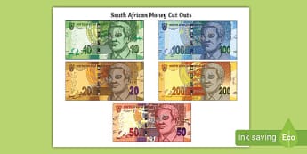 south african money sa money currency cut outs