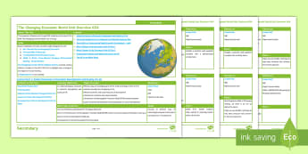 The Changing Economic World - AQA GCSE Geography - Twinkl