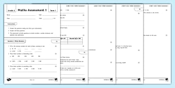 Assessments and Exams Grade 5 - Maths - Twinkl
