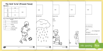 The Verb 'to be' (Present Tense) Worksheet - worksheet, Verb Form Agreement, Subject Verb Agreement, Pronouns, Present Tense, Present Simple, Gra