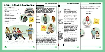Wellbeing Information Sheet • Twinkl.com.au