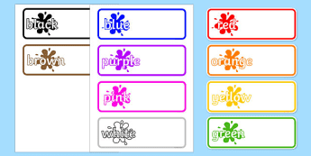 Peg Name Labels | twinkl.com.au