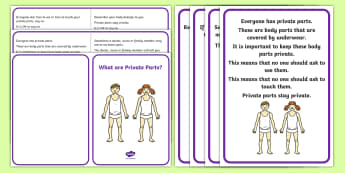 What are Private Parts? Social Situation - Autism, ASD, social story, body safety, danger, keeping safe