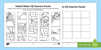 Puzzle Template World Map - Social Studies - Twinkl USA
