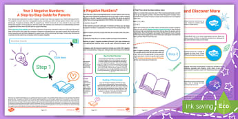 Year 3 Negative Numbers Worksheets | Parents Maths Support