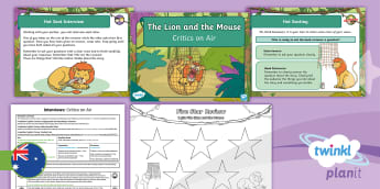 The Lion and the Mouse Lesson Plan Packs | Foundation