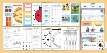kindergarten english worksheets printable resources